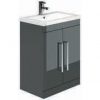 Nala Vanity Units Gray Gloss