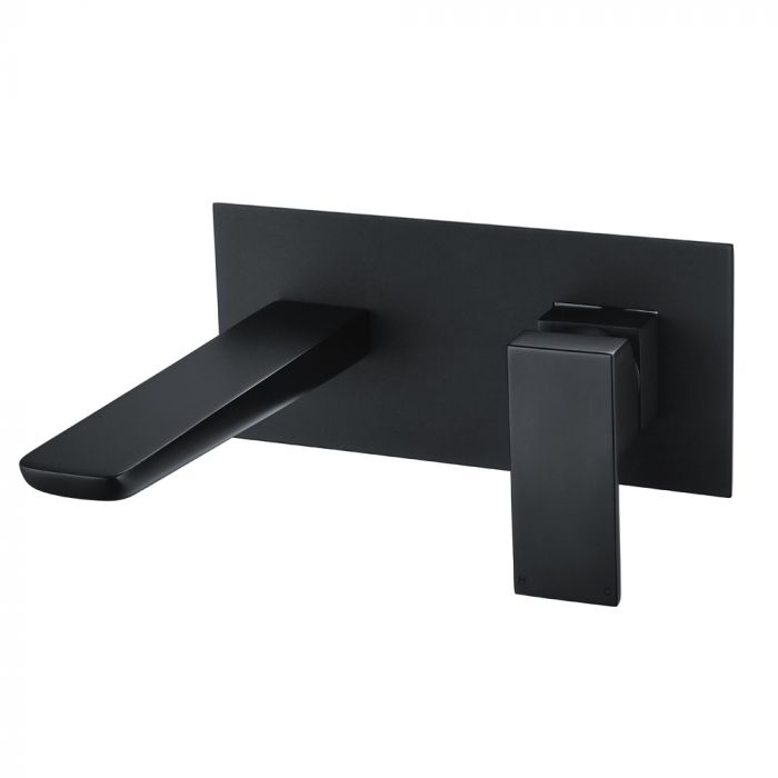 Zane Black Basin Mixer Wall Mounted Bubbles and Dreams