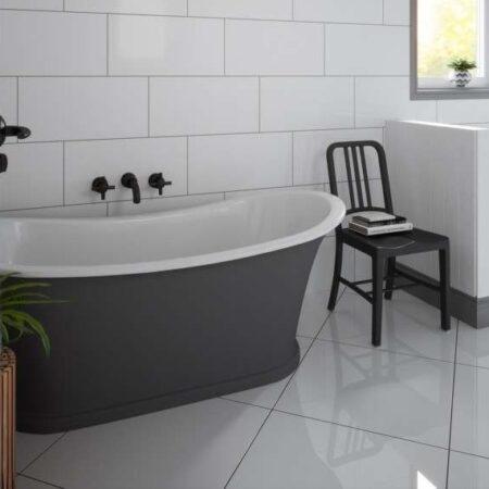 white porcelain floor files