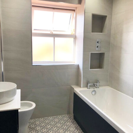 Mosaic Masterpiece Beautiful Small Bathroom Design